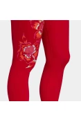 LEGGING ADIDAS CINTURA ALTA FARM RIO FEELBRILLANT AEROREADY FEMININO - Vermelho