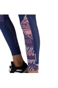LEGGING ADIDAS OWN TGHE RUN CITY CLASH FEMININA - Azul/rosa