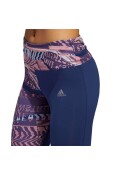 LEGGING ADIDAS OWN TGHE RUN CITY CLASH FEMININA - Azul/rosa