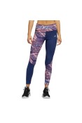 LEGGING ADIDAS OWN TGHE RUN CITY CLASH FEMININA - Azul/rosa
