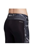 LEGGING ADIDAS OWN TGHE RUN CITY CLASH FEMININA - Preto/cinza