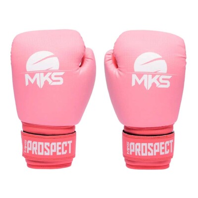 LUVA DE BOXE MKS PROSPECT COLOR BLOCK 12 OZ - Rosa