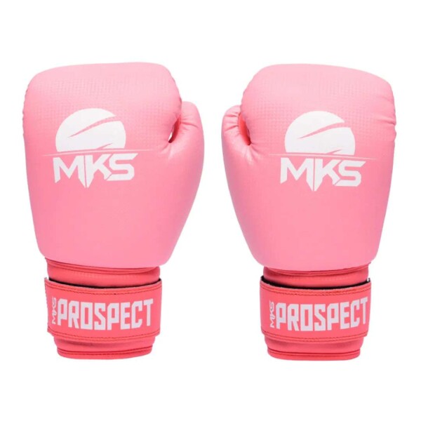 LUVA DE BOXE MKS PROSPECT COLOR BLOCK 12 OZ - Rosa