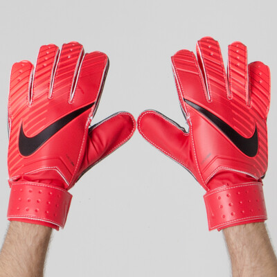 LUVA NIKE GOLEIRO GK MATCH - Vermelho/preto