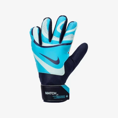 LUVA NIKE GOLEIRO MATCH INFANTIL - Azul celeste/marinho