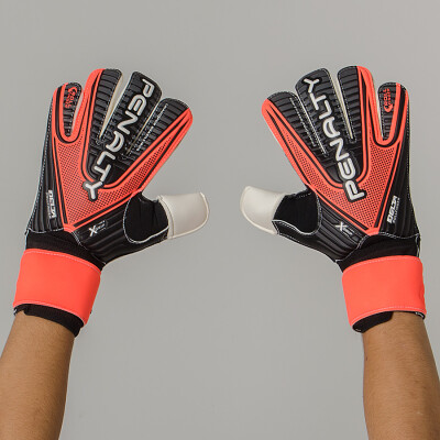 LUVA PENALTY CAMPO DELTA ROLLFINGER VIII - Preto/laranja