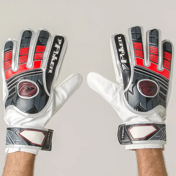 LUVA POKER CAMPO FAST TRAINING - Preto/vermelho