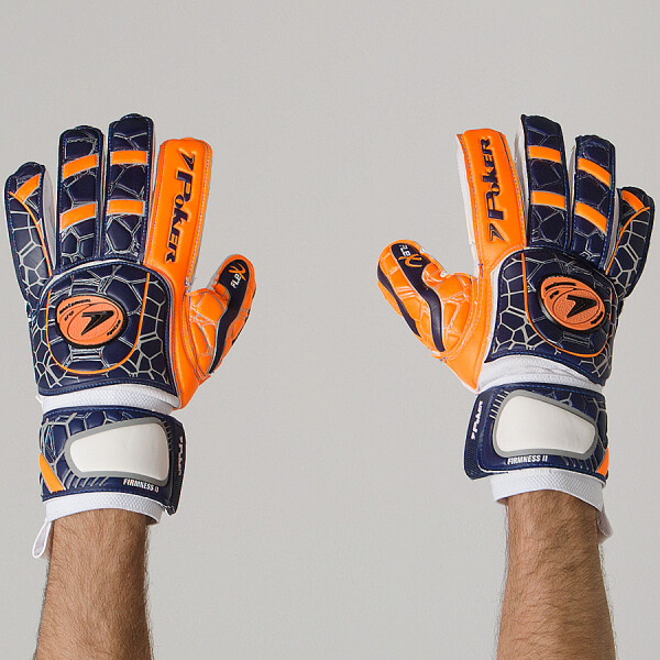 LUVA POKER CAMPO FIRMNESS II PROFISSIONAL - Marinho/laranja