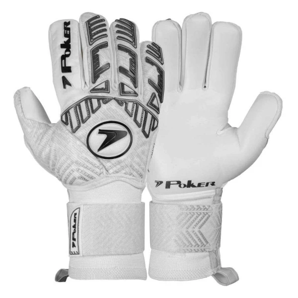 LUVA POKER CAMPO PROFISSIONAL HOVER II - Branco/grafite