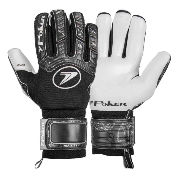 LUVA POKER CAMPO PROFISSIONAL INFINITY - Preto/branco