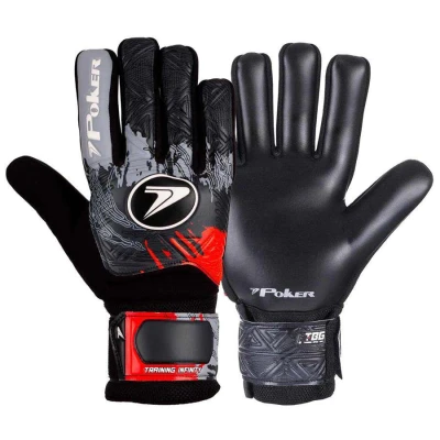 LUVA POKER CAMPO TRAINING INFINITY - Preto/vermelho