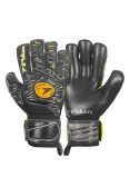 LUVA POKER FUTEBOL CAMPO VERSATILE PROFISSIONAL - Preto/amarelo