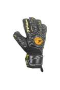 LUVA POKER FUTEBOL CAMPO VERSATILE PROFISSIONAL - Preto/amarelo