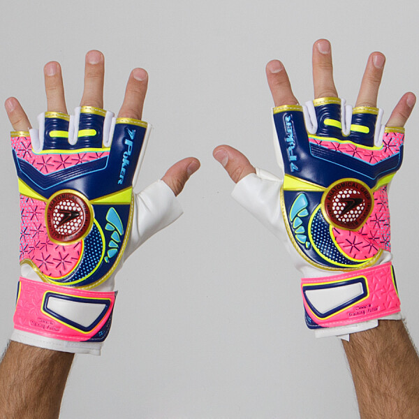 LUVA POKER FUTSAL DEEP 6 - Marinho/pink