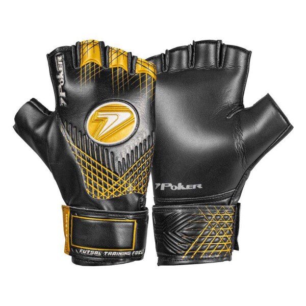 LUVA POKER FUTSAL TRAINING FOCUS - Preto/dourado