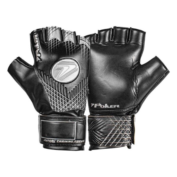 LUVA POKER FUTSAL TRAINING FOCUS - Preto/prata