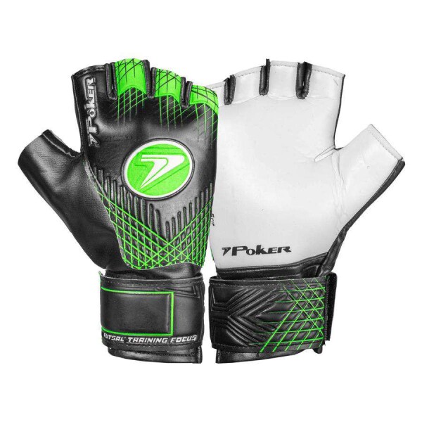 LUVA POKER FUTSAL TRAINING FOCUS - Preto/verde