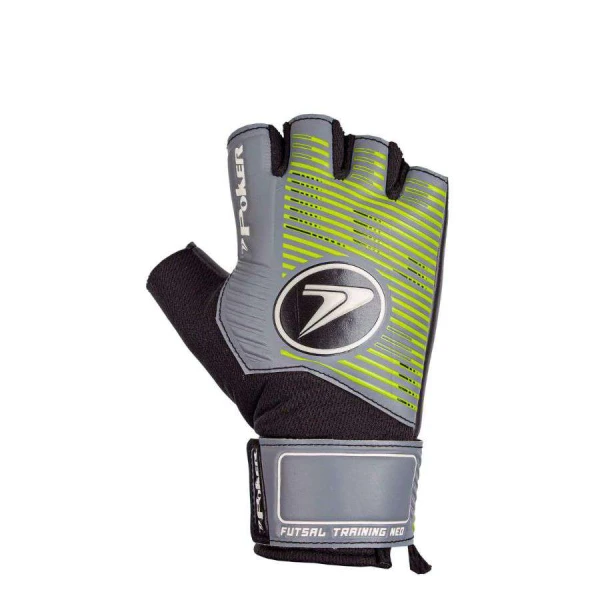 LUVA POKER FUTSAL TRAINING NEO - Cinza/verde