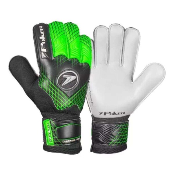 LUVA POKER GOLEIRO CAMPO TRAINING FOCUS - Verde/preto