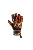 LUVA POKER GOLEIRO PROFISSIONAL FIREBALL INFANTIL - Preto/laranja