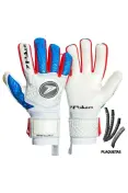 LUVA POKER GOLEIRO PROFISSIONAL ORTHO VULCAN III - Branco/azul