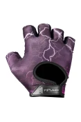 LUVA POKER MUSCULAÇÃO GEL SLIM CYCLONE - Preto/roxo