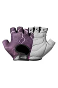 LUVA POKER MUSCULAÇÃO GEL SLIM CYCLONE - Preto/roxo