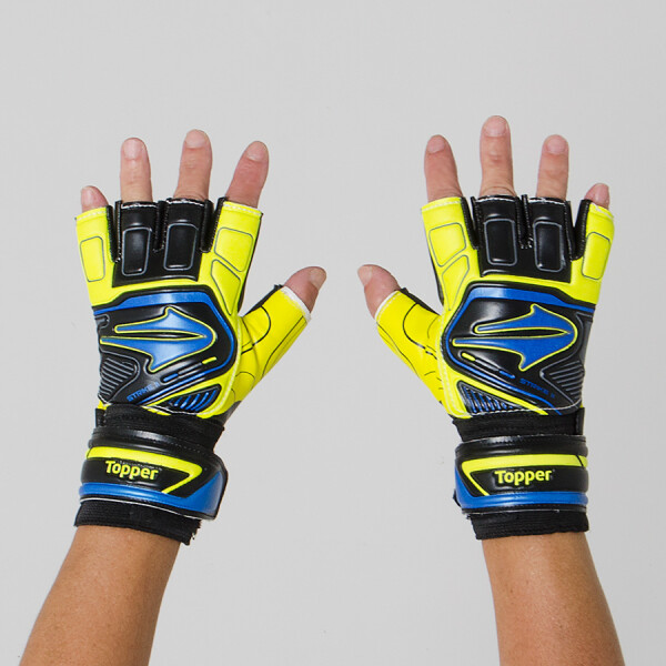 LUVA TOPPER STRIKE FUTSAL INFANTIL - Preto/amarelo