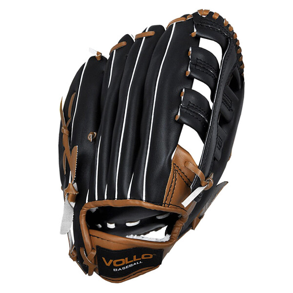 LUVA VOLLO BEISEBOL COURO SINTÉTICO - Preto/marrom