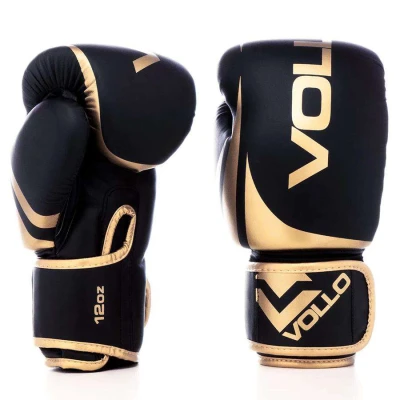 LUVA VOLLO BOXE TRAINING 12 OZ GOLD - Preto/dourado