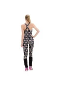 MACACÃO ASICS AYAMI JUMPSUIT FEMININO - Preto/branco MACACÃO ASICS AYAMI JUMPSUIT FEMININO - Preto/branco