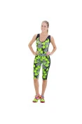 MACACÃO ASICS AYAMI JUMPSUIT FEMININO - Verde/cinza MACACÃO ASICS AYAMI JUMPSUIT FEMININO - Verde/cinza