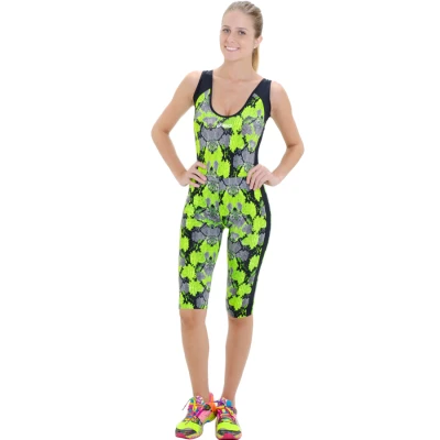 MACACÃO ASICS AYAMI JUMPSUIT FEMININO - Verde/cinza