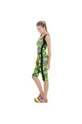 MACACÃO ASICS AYAMI JUMPSUIT FEMININO - Verde/cinza MACACÃO ASICS AYAMI JUMPSUIT FEMININO - Verde/cinza