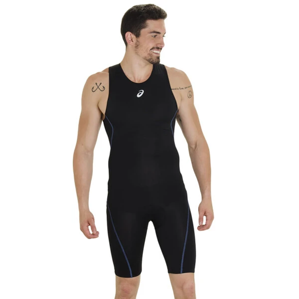 MACACÃO ASICS TRIATHLON NEW JUMPSUIT MASCULINO - Preto