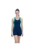 MACAQUINHO SPEEDO CROSS FEMININO - Marinho/verde