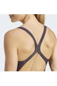MAIO ADIDAS LOGO 3 BARS SUIT FEMININO - Roxo
