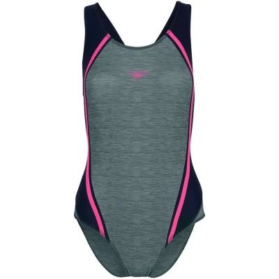 MAIÔ MESCLA SPEEDO FEMININO - Grafite/marinho