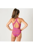 MAIÔ SPEEDO BRICK FEMININO - Pink/laranja MAIÔ SPEEDO BRICK FEMININO - Pink/laranja