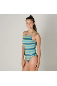 MAIÔ SPEEDO DIAMOND - Azul celeste/amarelo