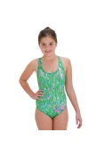 MAIÔ SPEEDO DREAM INFANTIL - Verde/pink