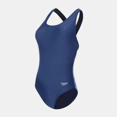MAIÔ SPEEDO ELÁSTICO PERSONALIZADO FEMININO - Azul