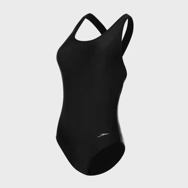 MAIÔ SPEEDO ELÁSTICO PERSONALIZADO FEMININO - Preto MAIÔ SPEEDO ELÁSTICO PERSONALIZADO FEMININO - Preto