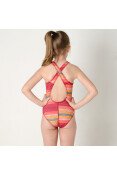 MAIÔ SPEEDO LAYERS INFANTIL - Vermelho/laranja