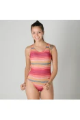 MAIÔ SPEEDO LAYERS - Vermelho/laranja