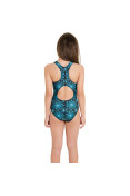 MAIÔ SPEEDO LILY INFANTIL - Azul/preto