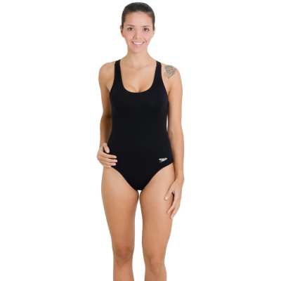MAIÔ SPEEDO MAILLOT ACQUAPLUS FEMININO - Preto