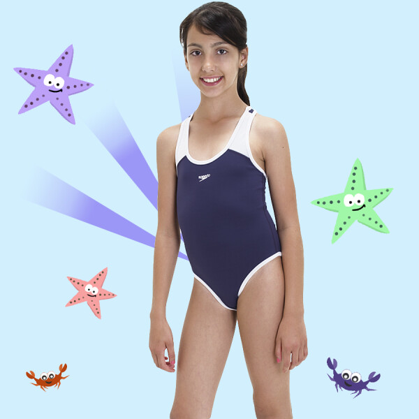 MAIÔ SPEEDO NEO TEEN INFANTIL - Roxo