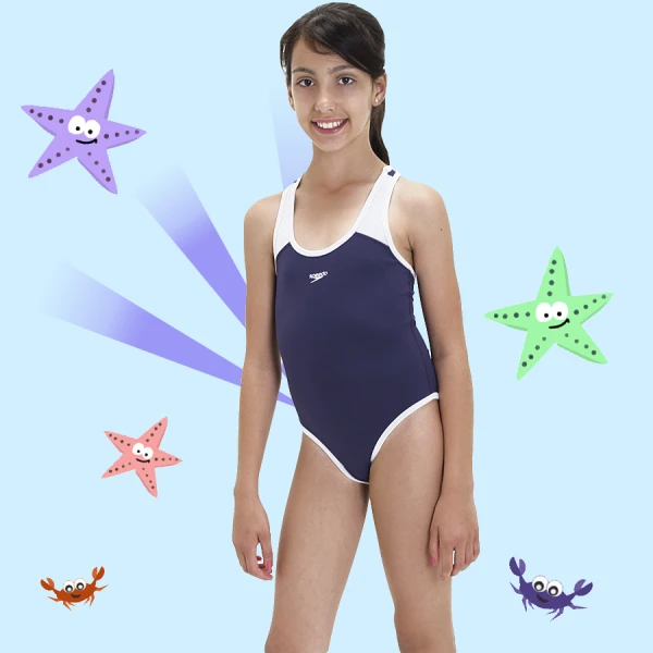 MAIÔ SPEEDO NEO TEEN INFANTIL - Roxo