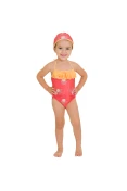 MAIÔ SPEEDO OCEAN KIDS INFANTIL - Vermelho/amarelo